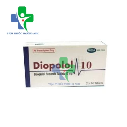 Diopolol 10 Mega - Thuốc điều trị cao huyết áp